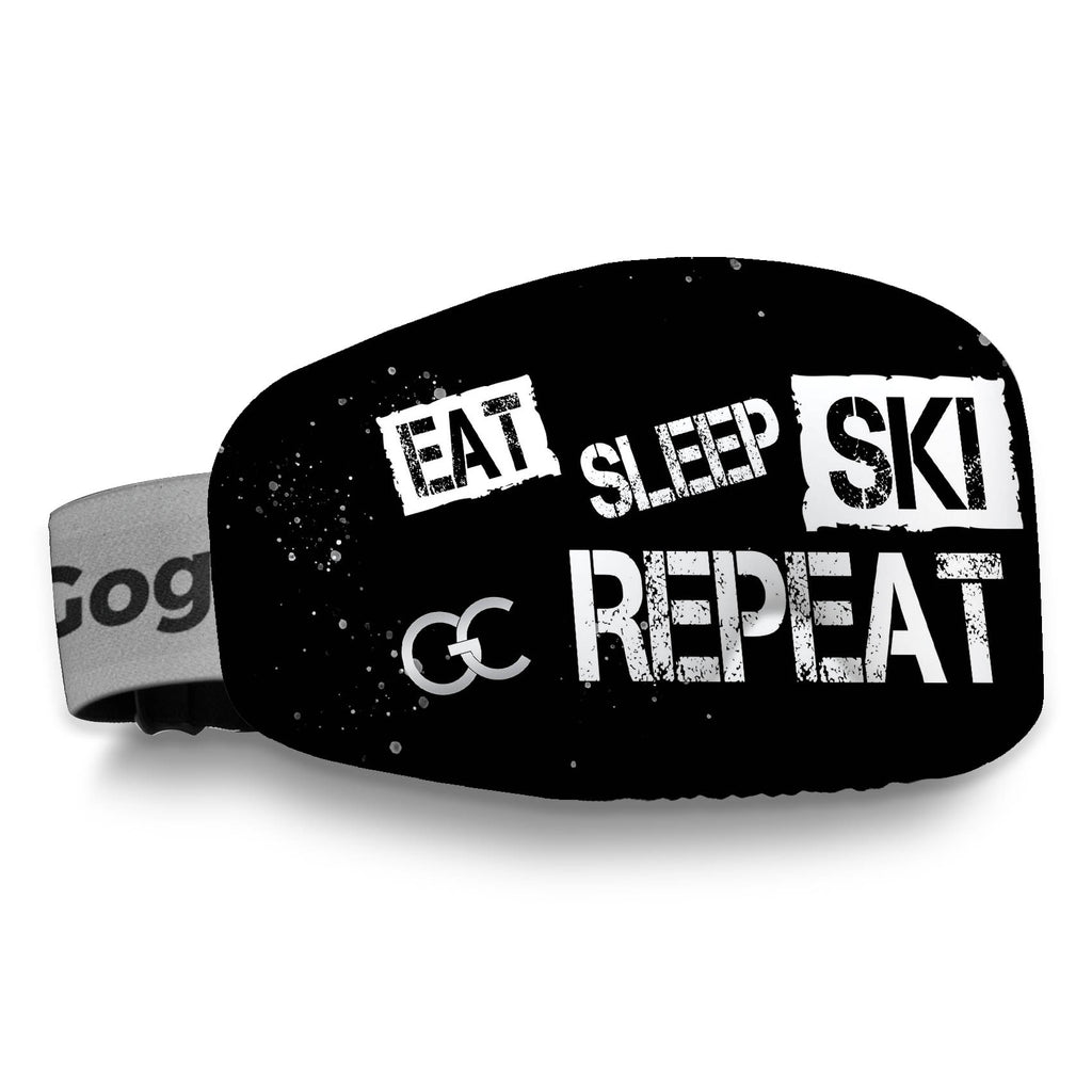 Eat, Sleep, Ski, Repeat Goggles Cover