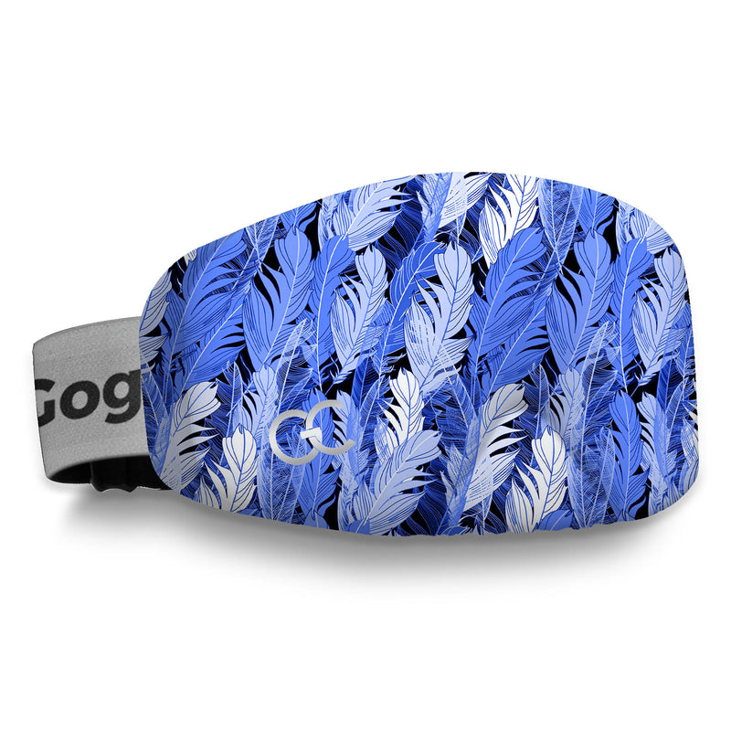 Blue Feathers Protective Goggles Cover