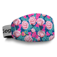 floral ski accessory goggles cover